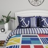 Hastings Home Hastings Home Nautical Quilt and Sham Set, Twin XL 463007ZOI